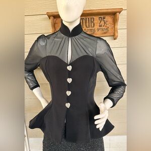 Sussan By Night Elegant Black blouse